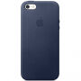 Originele lederen bekleding voor Apple iPhone 5S / SE (2016) - nachtblauw