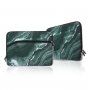 Neopreen zakje voor iPad tot 13" / MacBook tot 14" - zwart marmer