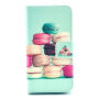 Koffer met standaard voor Apple iPhone 4 / 4S - Macaroon