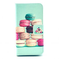 Koffer met standaard voor Apple iPhone 4 / 4S - Macaroon