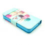 Koffer met standaard voor Apple iPhone 4 / 4S - Macaroon