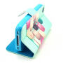 Koffer met standaard voor Apple iPhone 4 / 4S - Macaroon