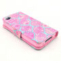 Koffer met standaard voor Apple iPhone 4 / 4S - rozen