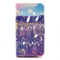 Koffer met standaard voor Apple iPhone 4 / 4S - Geniet van elk moment