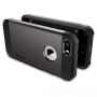Spigen Armor bestendige dunne afdekking voor Apple iPhone SE (2016) / 5S - metalen leisteen
