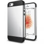 Spigen Thin Protective Armor cover voor Apple iPhone SE (2016) / 5S - zilver