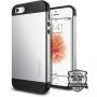 Spigen Thin Protective Armor cover voor Apple iPhone SE (2016) / 5S - zilver