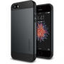 Spigen Thin Protective Armor cover voor Apple iPhone SE (2016) / 5S - zwart