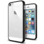 Spigen ultra-dunne hoes met ultra-dunne weerstand Apple iPhone SE (2016) / 5S - transparant met zwart frame