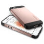 Spigen Thin Protective Armor cover voor Apple iPhone SE (2016) / 5S - roze zwart