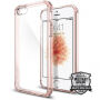 Spigen Crystal Shell Beschermend Polycarbonaat deksel voor Apple iPhone SE (2016) / 5S - helder roze
