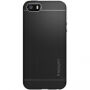 Spigen Neo Exclusieve beschermhoes voor Spigen Neo voor Apple iPhone SE (2016) / 5S - zwart zilver