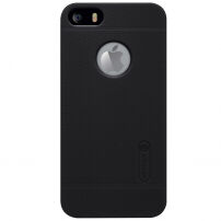 NILLKIN achterklep met display bescherming voor Apple iPhone 5 / 5S / SE (2016) - zwart