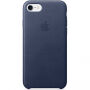 Originele lederen bekleding voor Apple iPhone 7 - nachtblauw