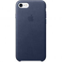 Originele lederen bekleding voor Apple iPhone 7 - nachtblauw