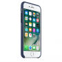 Originele lederen bekleding voor Apple iPhone 7 - nachtblauw