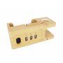 Multifunctioneel oplaadstation voor iPhone / Apple Watch - bamboe
