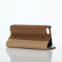 Portemonnee voor Apple iPhone 5 / 5S / SE (2016) - bruin