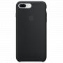 Originele siliconen hoes voor Apple-iPhone 8 Plus / 7 Plus - zwart