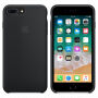 Originele siliconen hoes voor Apple-iPhone 8 Plus / 7 Plus - zwart