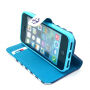 Portemonneehoes met standaard voor Apple iPhone 5 / 5S / SE (2016) - Strepen en ankers