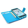 Portemonneehoes met standaard voor Apple iPhone 5 / 5S / SE (2016) - Strepen en ankers