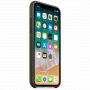 Origineel Apple lederen hoesje iPhone X / XS - donkere olijf