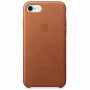 Origineel lederen hoesje Apple iPhone 8/7 - zadel bruin