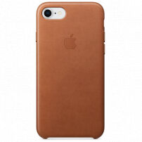 Origineel lederen hoesje Apple iPhone 8/7 - zadel bruin