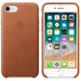 Origineel lederen hoesje Apple iPhone 8/7 - zadel bruin
