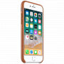 Origineel lederen hoesje Apple iPhone 8/7 - zadel bruin