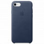 Origineel lederen hoesje Apple iPhone 8/7 - nachtblauw