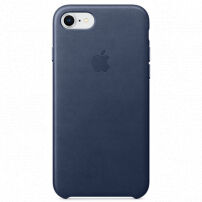 Origineel lederen hoesje Apple iPhone 8/7 - nachtblauw
