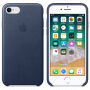 Origineel lederen hoesje Apple iPhone 8/7 - nachtblauw