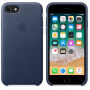 Origineel lederen hoesje Apple iPhone 8/7 - nachtblauw