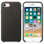 Origineel lederen hoesje Apple iPhone 8/7 - Houtskool grijs