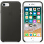 Origineel lederen hoesje Apple iPhone 8/7 - Houtskool grijs