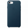 Origineel lederen hoesje Apple iPhone 8/7 - ruimte blauw