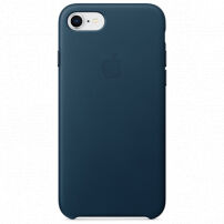 Origineel lederen hoesje Apple iPhone 8/7 - ruimte blauw