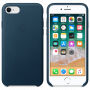 Origineel lederen hoesje Apple iPhone 8/7 - ruimte blauw