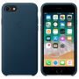 Origineel lederen hoesje Apple iPhone 8/7 - ruimte blauw