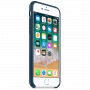 Origineel lederen hoesje Apple iPhone 8/7 - ruimte blauw