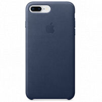 Origineel lederen hoesje Apple-iPhone 8 Plus / 7 Plus - nachtblauw