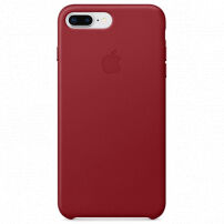 Origineel lederen hoesje Apple-iPhone 8 Plus / 7 Plus - rood