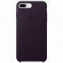 Origineel lederen hoesje Apple-iPhone 8 Plus / 7 Plus - violet