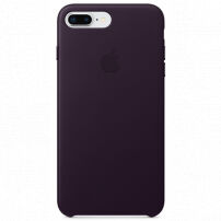 Origineel lederen hoesje Apple-iPhone 8 Plus / 7 Plus - violet