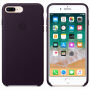 Origineel lederen hoesje Apple-iPhone 8 Plus / 7 Plus - violet