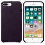 Origineel lederen hoesje Apple-iPhone 8 Plus / 7 Plus - violet