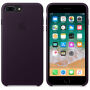 Origineel lederen hoesje Apple-iPhone 8 Plus / 7 Plus - violet