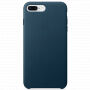 Origineel lederen hoesje Apple-iPhone 8 Plus / 7 Plus - ruimte blauw